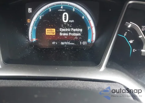 2018 Honda Civic Ex-L from USA, damaged, VIN JHMFC1F77JX040319